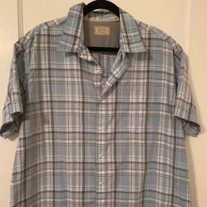 Arrow XL Blue & White Short sleeve Shirt XL